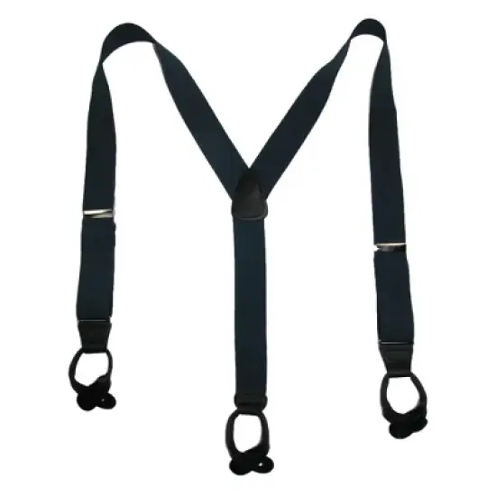 CTM Men's Big & Tall Elastic Button End Suspender with Bachelor Buttons image {5}