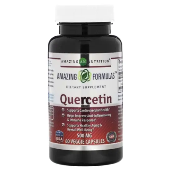 Amazing Nutrition Quercetin, 500 mg, 60 Veggie Capsules image {5}