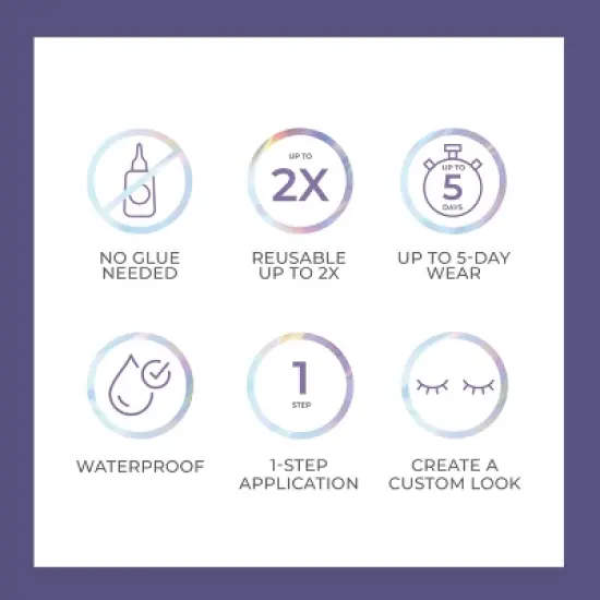 KISS Products imPRESS Press-On Long Lasting False Eyelashes 04 - 25ct image {5}