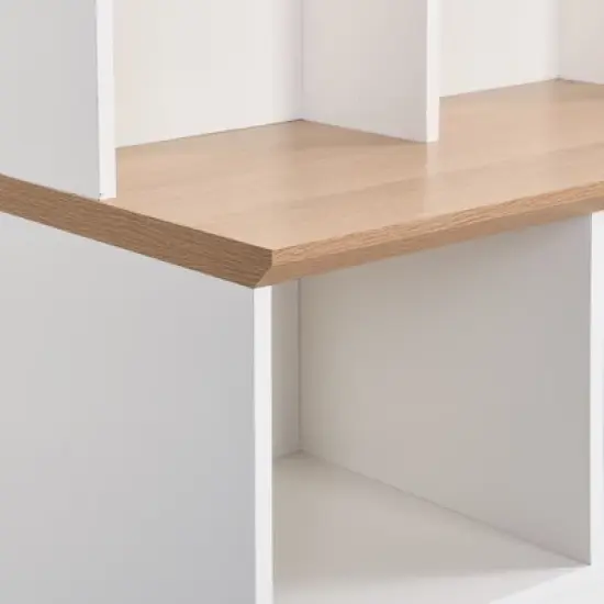 Hall Tree with Storage Bench, Multifunctional Coat Rack and 8 Entrance Hooks - ModernLuxe image {10}