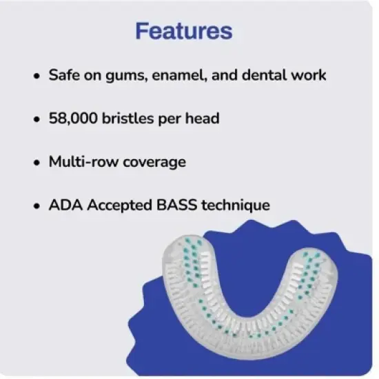 Autobrush Kids' Double-Sided Nylon Toothbrush Head - 9-12 years image {3}