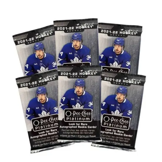 2021-22 Upper Deck O-Pee-Chee Platinum NHL Blaster Box image {2}