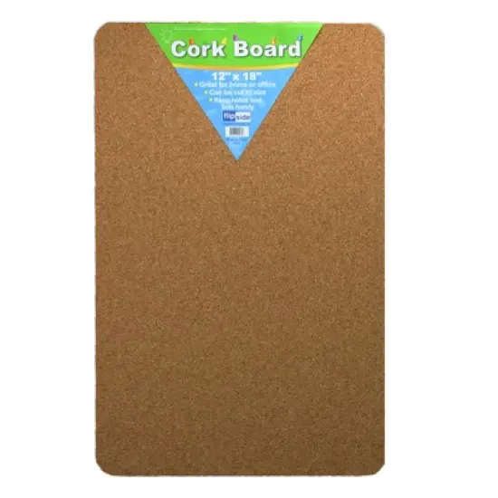 Flipside Products Cork Bulletin Board, 12" x 18", Pack of 6 image {3}