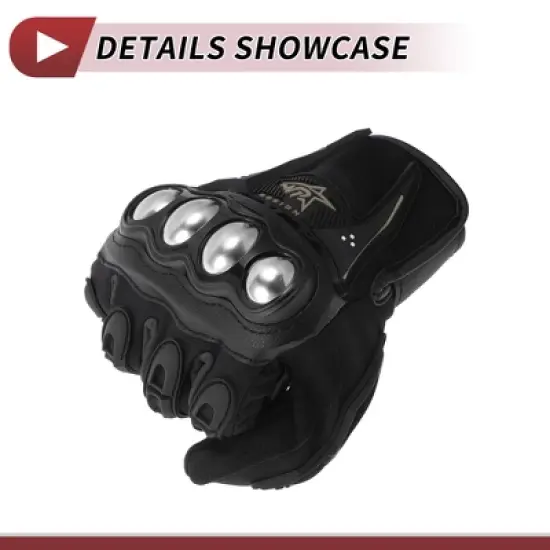 Unique Bargains Motorcycle Touchscreen Driving Gloves 1 Pair image {4}