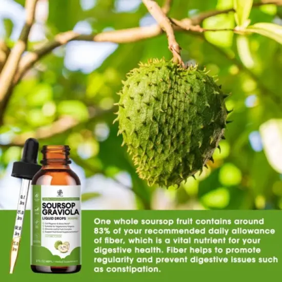 MM iMatchme Soursop Graviola Liquid Drop for Cell Support & Regeneration, Immune Boost, Herbal Goodness, Sugar/Gluten Free, 2 Fl Oz image {3}