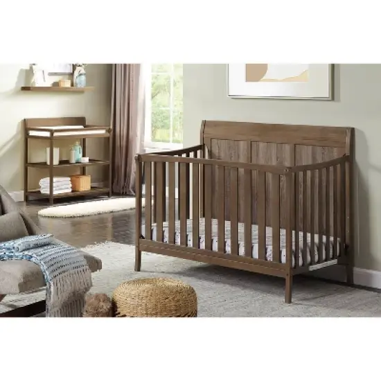 Suite Bebe Shailee 4-in-1 Convertible Crib - Brown/Brown Stone image {6}