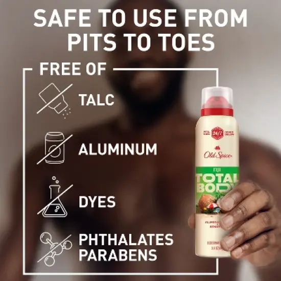 Old Spice Whole Body Spray Deodorant for Men - Fiji - Aluminum-Free 3.5oz image {3}