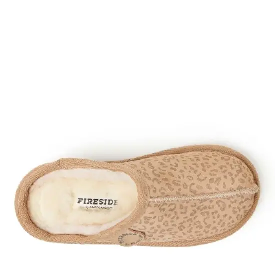 Fireside by Dearfoams Kids Dempsey Genuine Shearling Clog Slipper image {1}