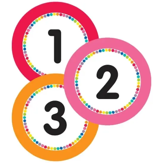 Schoolgirl Style Just Teach Numbers Magnetic Cut-Outs, 36 Per Pack, 2 Packs image {2}