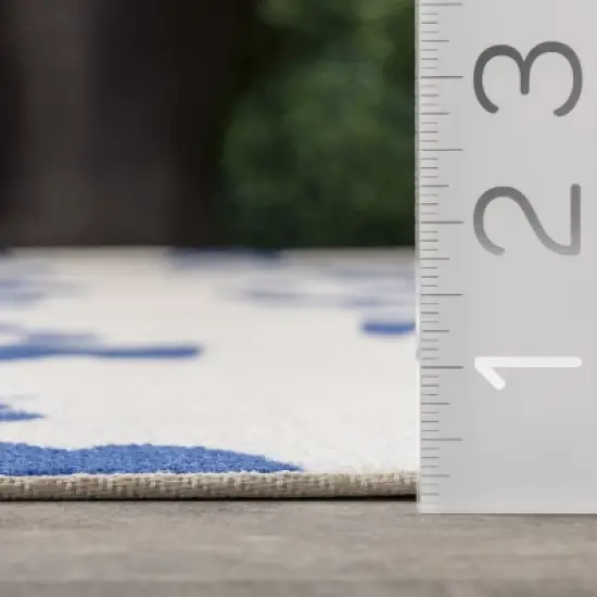 nuLOOM Rell Nautical Anchor Indoor and Outdoor Patio Area Rug image {4}