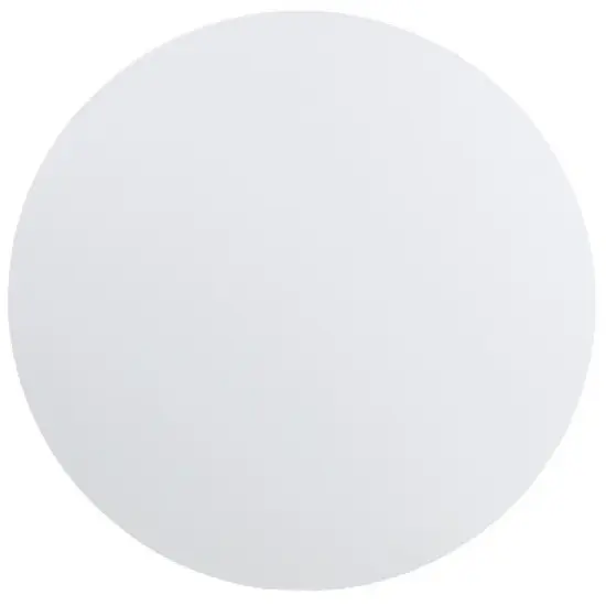 Flash Furniture 4-Foot Round Granite White Plastic Folding Table image {3}