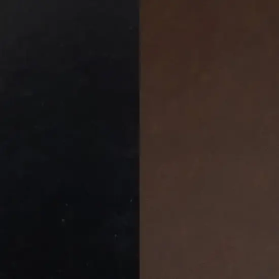 Dominique Upholstered Counter Height Barstool Distressed Dark Brown/Matte Black - Nathan James image {4}