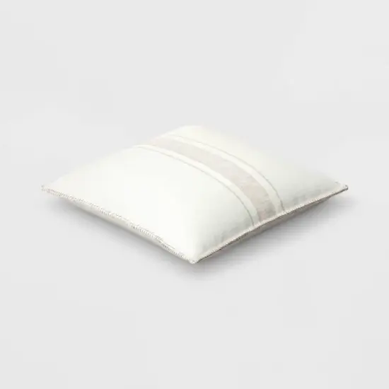 Oversized Placed Striped Square Throw Pillow - Threshold&trade; image {2}