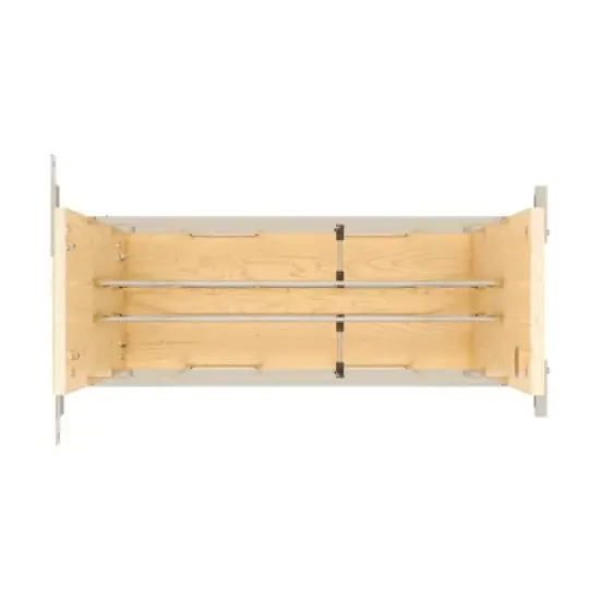 Rev-A-Shelf 447-BCBBSC-5C 5 Inch Wood Bakeware Pull Out Kitchen Storage Organizer with 100 Pound Ball-Bearing Soft Close Slides image {3}