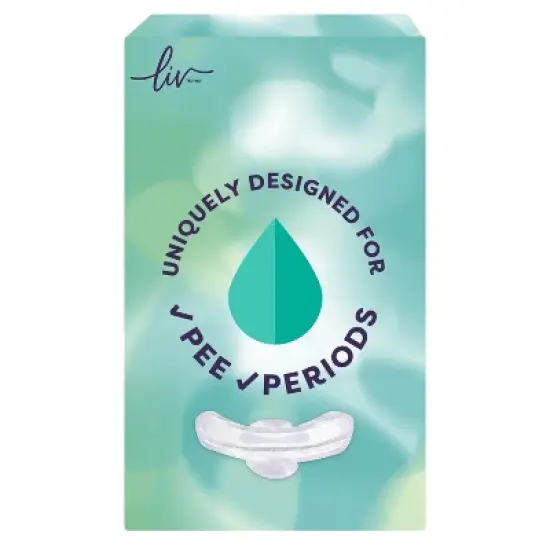 Liv by Kotex Period & Pee Heavy Absorbency Ultra Thin Pads - 24ct image {1}