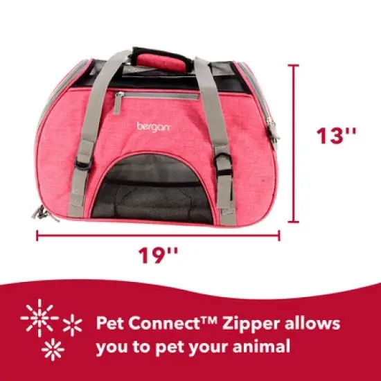 Coastal Pet Bergan Comfort Carrier - Heather Berry image {3}