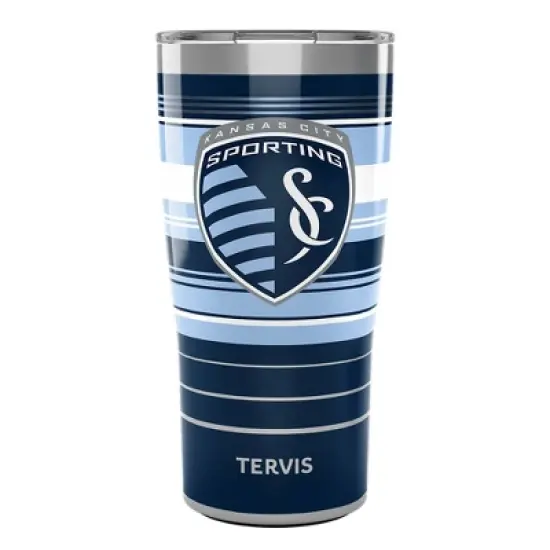 MLS Sporting Kanas City 20oz Hype Stripe Stainless Steel Tumbler image {3}