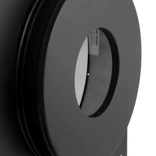 DuraVent 6DP-WT 6 Inches Painted Galvanized Steel Wall Thimble with Telescoping Pieces and Trim for DuraPlus Chimney Pipe, Black image {1}