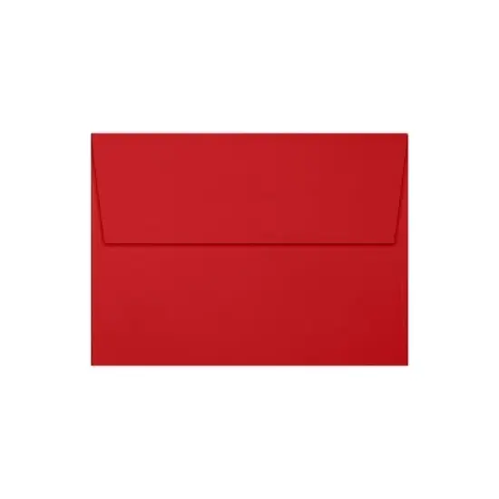 LUX A7 Invitation Envelopes 5 1/4 x 7 1/4 50/Box Ruby Red EX4880-18-50 image {3}