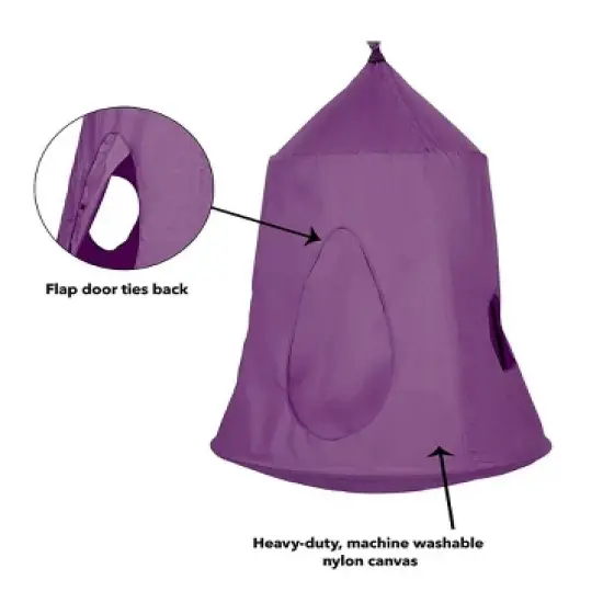 HearthSong HugglePod HangOut Nylon Hanging Tent image {3}