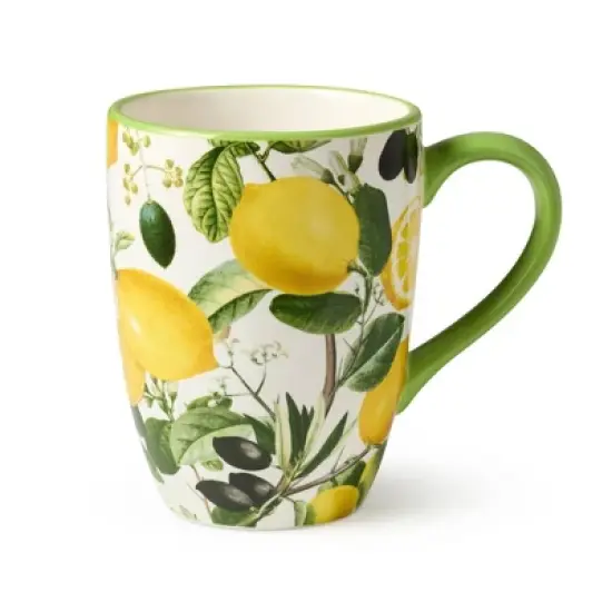 Certified International (Set of 4) 20oz Limone Mugs image {2}