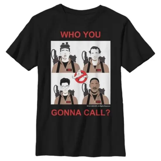 Boy's Ghostbusters Who You Gonna Call Tiles T-Shirt image {4}