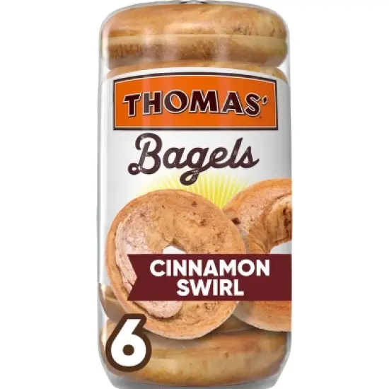 Thomas' Cinnamon Swirl Bagels - 20oz/6ct image {11}