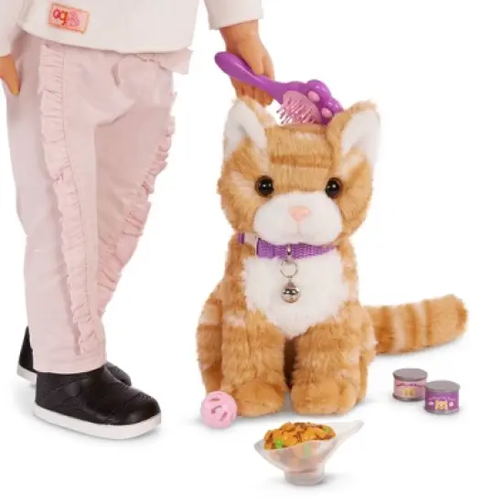 Our Generation Hop in Cat Carrier & Pet Plush Kitten Accessory Set for 18'' Dolls image {3}