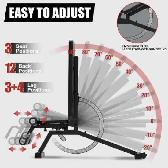 ER KANG Power Cage, 2000LB Squat Rack, Dual Pulley Cable Crossover System, Multi-function Free Weight Home Gym Workout Machine with Attachments image {5}