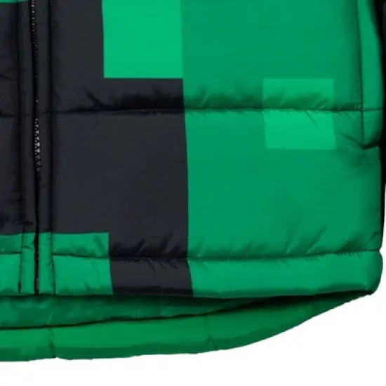 Minecraft Zip Up Winter Coat Puffer Jacket Little Kid to Big Kid image {7}