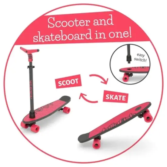 Chillafish 24" Skatieskootie 2-in-1 Lean-to-Steer Scooter and Skateboard 
 image {5}