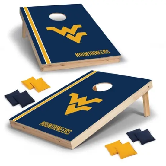 NCAA West Virginia Mountaineers 2'x3' Wood Cornhole Set image {7}
