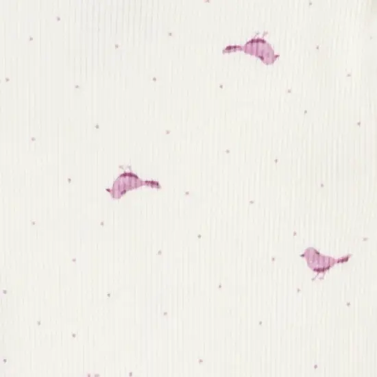 Carter's Just One You&reg; Baby Girls' 2pc Overalls Dress Set - Plum image {4}