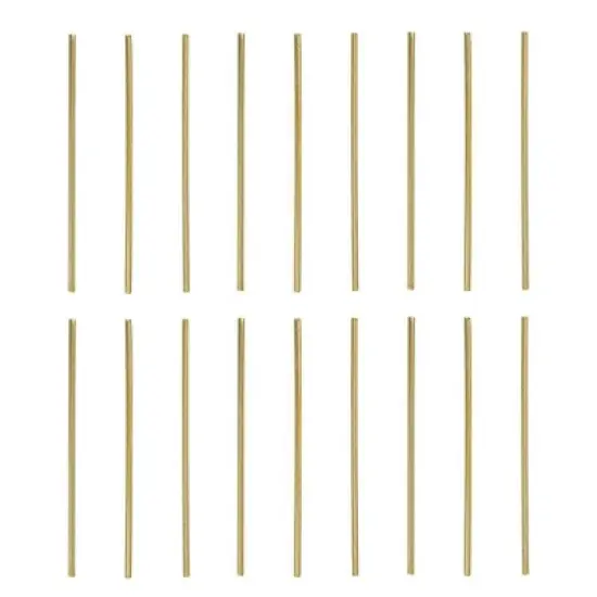 18ct Sparkler Birthday Candles Gold: Sparkling Cake Sparklers for Holidays by Unique Industries image {1}