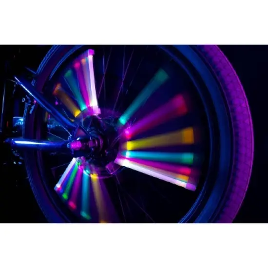 Brightz Spin Morphing Bicycle Spoke Tubes LED Light: Silicone & ABS Material, 20-Hour Battery image {4}