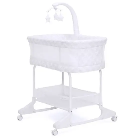 Delta Children SleepCool Rocking Bassinet with Airflow Mesh image {5}