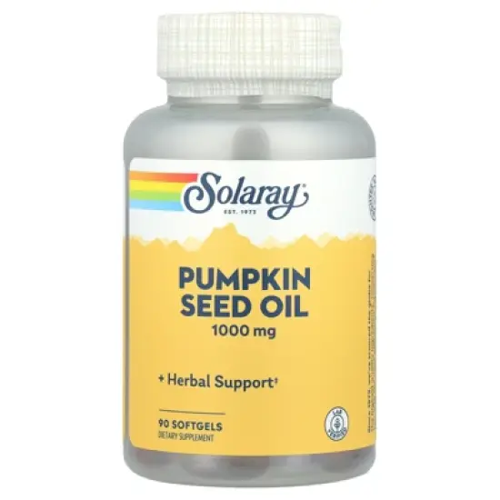 Solaray Pumpkin Seed Oil, 1,000 mg, 90 Softgels image {4}