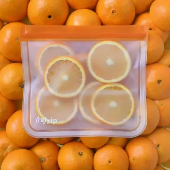 (re)zip Reusable Leak-proof Food Storage Flat&nbsp;Sandwich&nbsp;Lunch Bag - 5ct image {10}