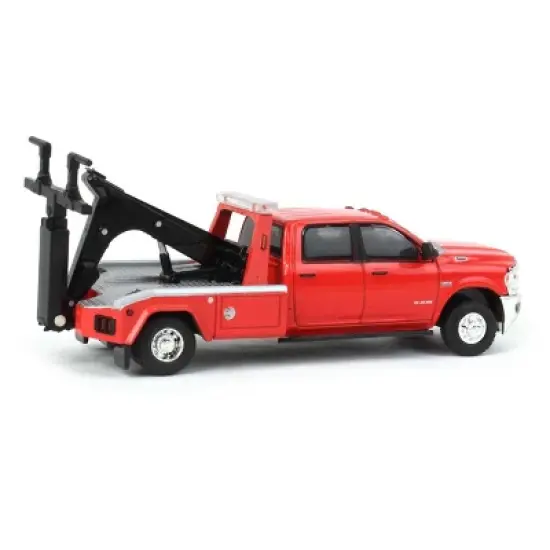 Greenlight Collectibles 1/64 Flame Red 2022 Ram 3500 Wrecker Tow Truck Dually Drivers 11 46110-F image {2}