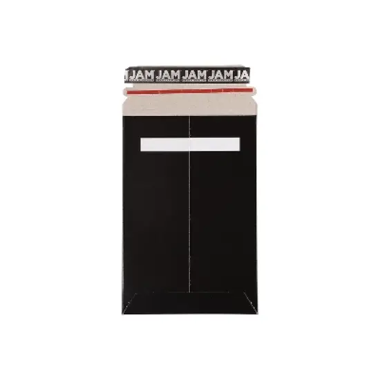 JAM Paper Stay-Flat Photo Mailer Stiff Envelopes with Self-Adhesive Closure 6 x 9 Black 6 Rigid image {5}
