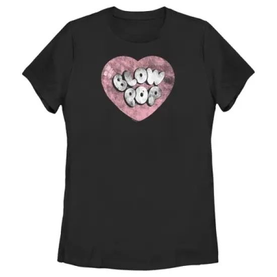 Women's Blow Pop Vintage Heart T-Shirt image {3}
