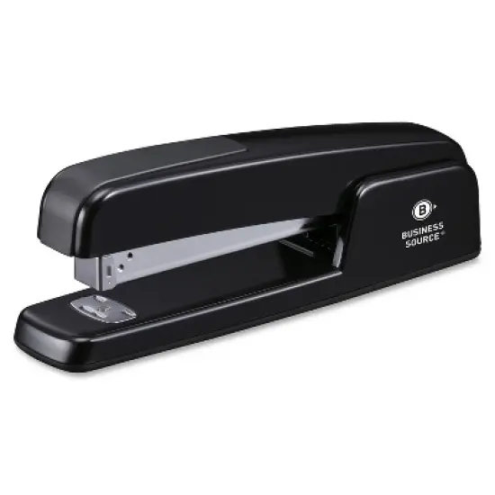 Business Source Die-Cast Desk Stapler 20Sht Cap 210 Pcs Black 41877 image {1}