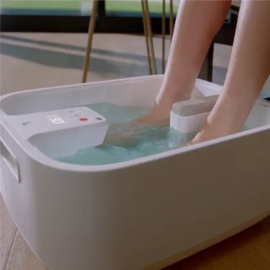 Sharper Image Massager Foot Bath Heating with LCD image {13}