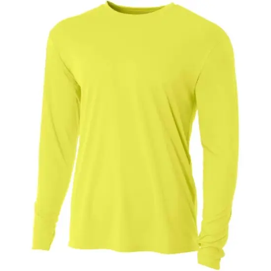Hardcore mens long-sleeve UV sun protection T-shirt | Light weight loose fitting quick-dry rash guard image {2}