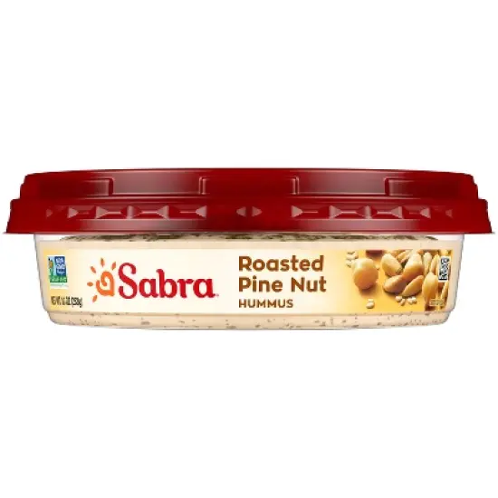 Sabra Roasted Pine Nuts Hummus - 10oz image {1}