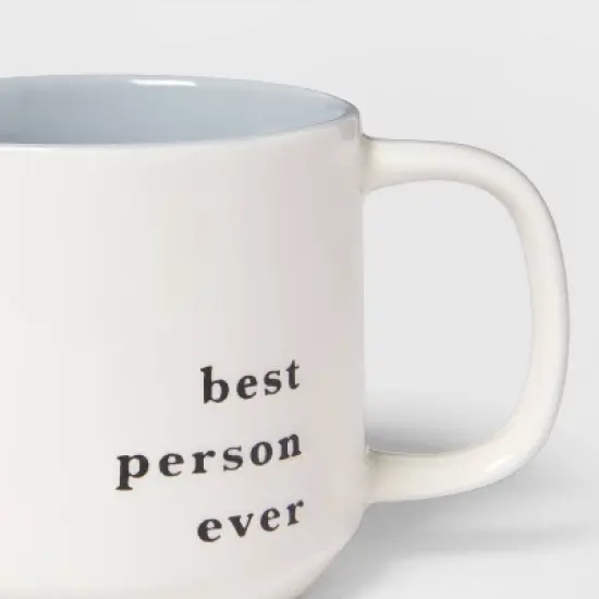 16oz Stoneware Best Person Ever Color Splash Mug - Threshold&trade; image {2}