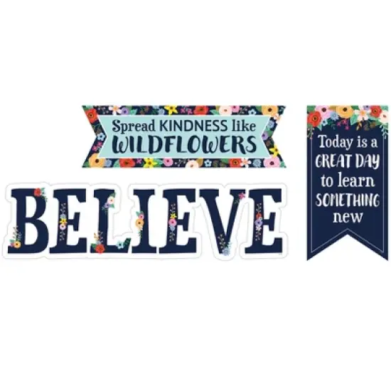 Teacher Created Resources&reg; Wildflowers Mini Bulletin Board Set, 16 Pieces image {2}