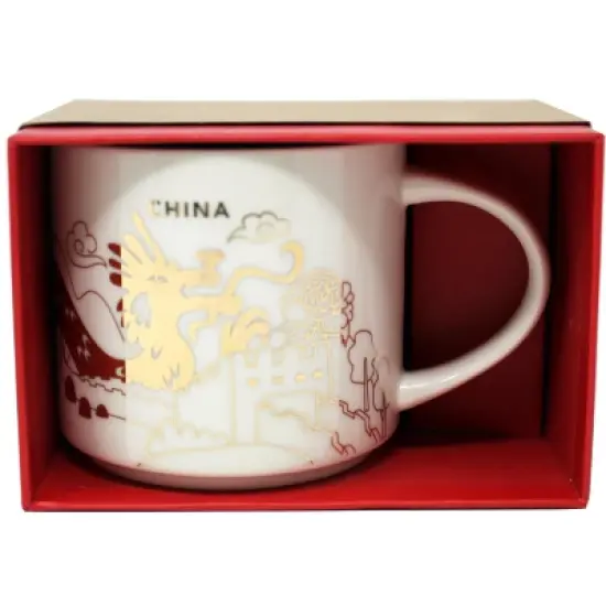 Starbucks You Are Here Series China Ceramic Mug, 14 Oz image {2}