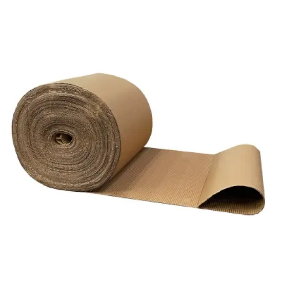 UOFFICE Corrugated Wrap 15" x 250' x 1/8" Thick - B Flute - Cardboard Wrap image {3}