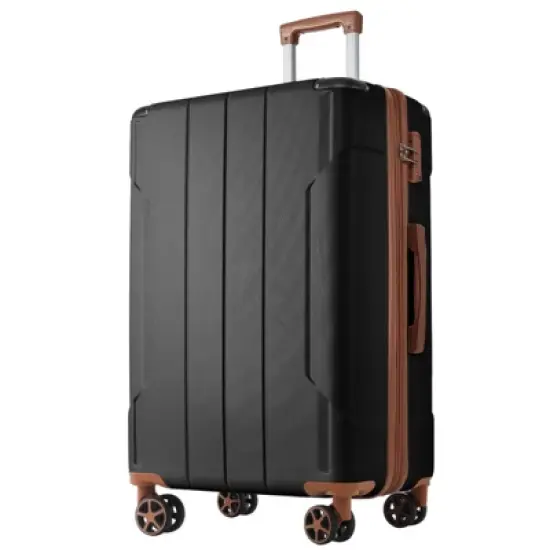 Sapphtopaz 3pcs Hardshell Luggage Sets ABS Lightweight Suitcase Durable Luggage Carry On Suitcase, Double Spinner Wheels (20" 24" 28") image {2}